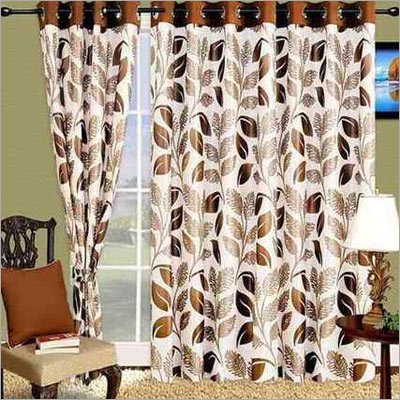 Printed Cotton Curtain By SHINE FURNISHING
