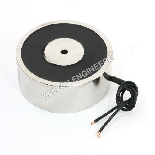 Laboratory Electromagnet - Copper and Steel, 70 mm Diameter x 35 mm Height, 12V DC Power | Durable Design, Strong Pull, Easy Control, Precise Adjustment