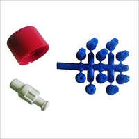 Injection Molded Components - Polypropylene, Variable Dimensions, Red/blue | Cost Effective, Customizable, Durable Parts, Heat Tolerance, High Strength, Precise Dimensions