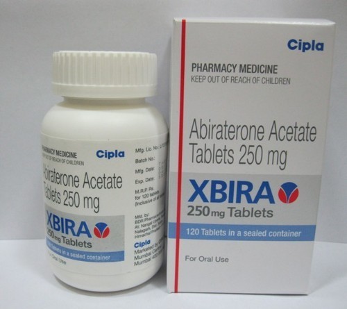 Xbira - 250mg Abiraterone Acetate Tablets | White, Effective Dosage for Cancer Treatment, Hormone Therapy, Oral Administration, 120 Tablets