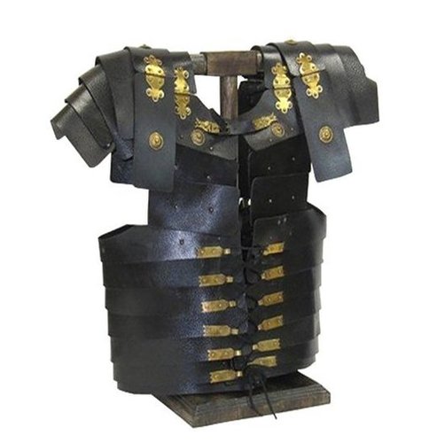 Roman Segmentata Lorica Breastplate In Leather: Wearable Costume