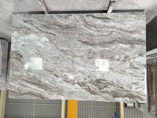 Fantasy Brown Marble Slab - Polished Finish, Eye-Catching Elegant Design, Resistant Against Cracks and Scratches, High Strength
