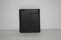 Men Black Leather Wallet Design: Custom