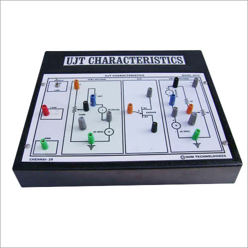 Unijunction Transistors - Plastic Metal, Two Regulated Power Supplies 0-15VDC/30VDC, Three Round Meters, 4mm Sockets, UJT 2N2646 Mounted Behind Panel, Easy Setup, Accurate Readings, Durable Design