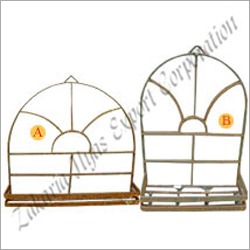 Brass Bathroom Shelves