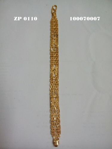 Gold Plated Fancy Men's Bracelet