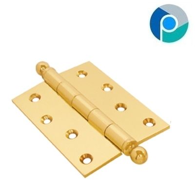 Polished Brass Plain Bearing Hinges