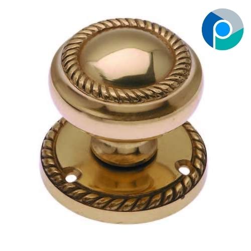 Polished Brass Solid Knob