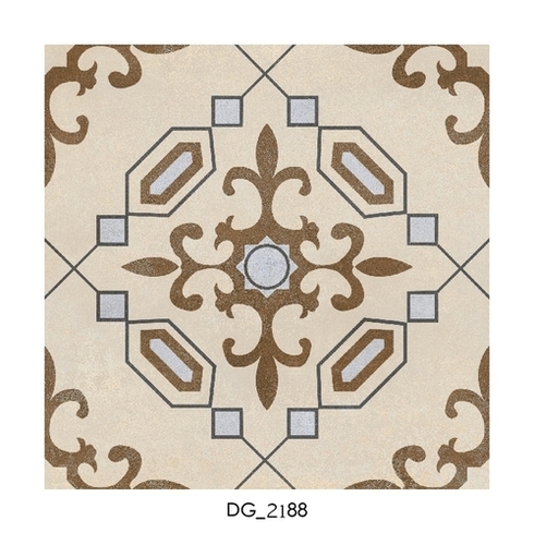 Designer Floor Telhas - Ceramic 300x300 mm Beige, Abrasion Resistant, Smooth Surface, Water Resistant, Durable