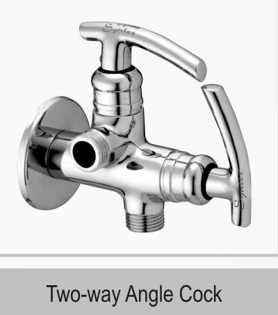 Two Way Angle Cock - Brass, 1/2", Chrome Finish, 10-80 PSI | Leak-Proof, Water Saving, Easy Installation