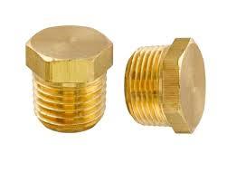 Brass Hex Stop Plug