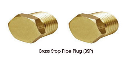 Brass Stop Pipe Plug