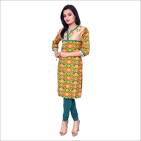 Designer Neck Kurtis