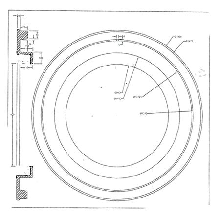 900mm NP3 End Rings 900mm NP3 End Rings