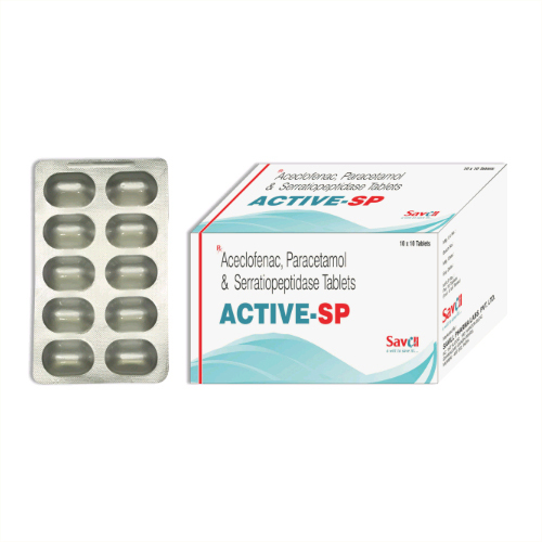 Aceclofenac  Paracetamol  Serratiopeptidase