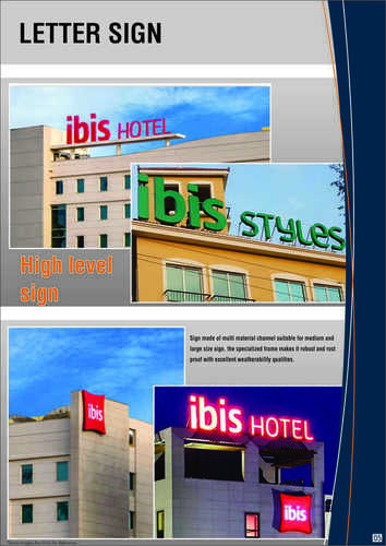 LED Channel Letters - High Grade Materials, 1 Flat Design, 1 Widescreen Application | Unmatched Quality, Excellent Finishing, Designed for Advertisement