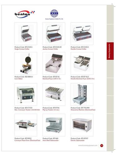 Bakery Equipments - Catalog- 10