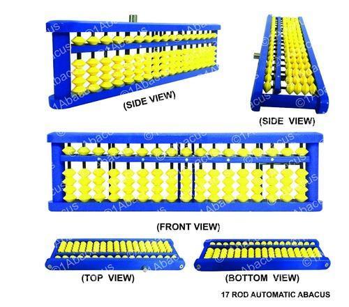 17 Rod Abacus Automatic Clearing