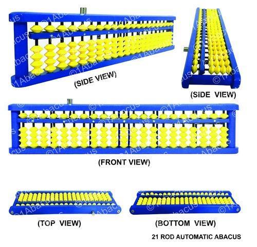 21 Rod Abacus Automatic Clearing