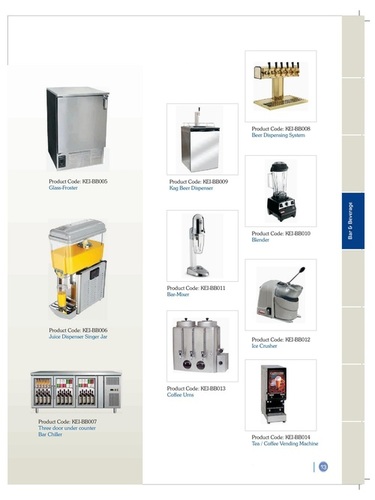 Bar & Baverage Equipments - Catalog-12