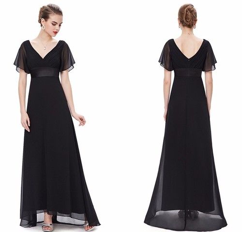 Black Chiffon Evening Dresses