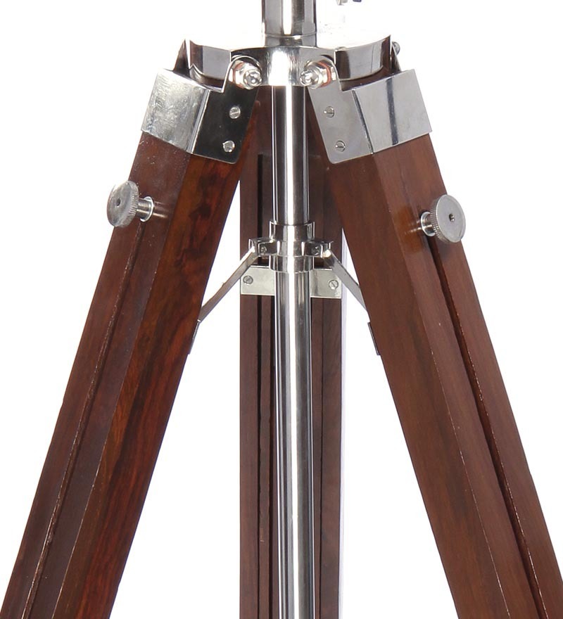 Antiques & Collectibles - Wood & Metal, Brown | Unique Design, Adjustable Height, Polished Finish