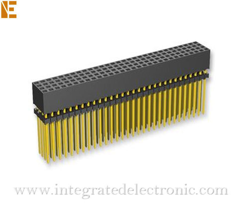 Board to Board - Plastic Gold 50x10x10mm Black, 40 Pin 2.54mm Pitch | Secure Connection, High Density, Easy Assembly, Reliable Contact, Compact Design