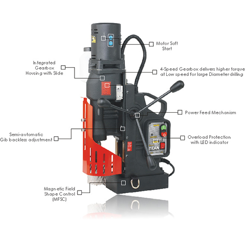 Broach Cutter Magnetic Drilling Machine
