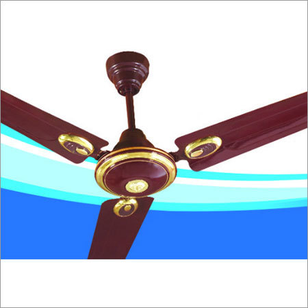 Designer Ceiling Fan - Plastic Blades, 1200 mm Span, Maroon Color | Easy Fix, Energy Efficient, Fast Cooling, Low Maintenance