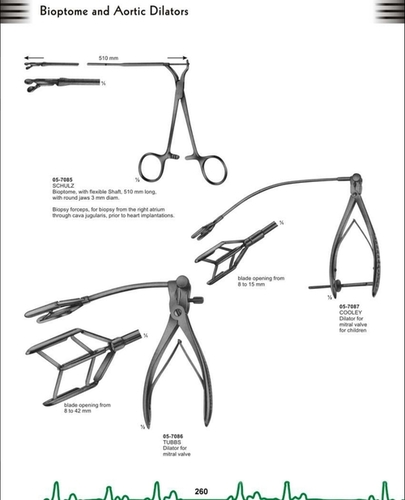 Bioptome and Aortic Dilators