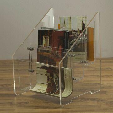 Acrylic magzine Display stand