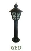 Decorative Bollard with Post Top Luminary