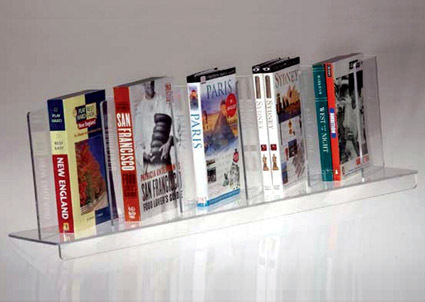 Acrylic magzine Display stand