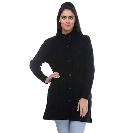 Ladies Black Cardigan
