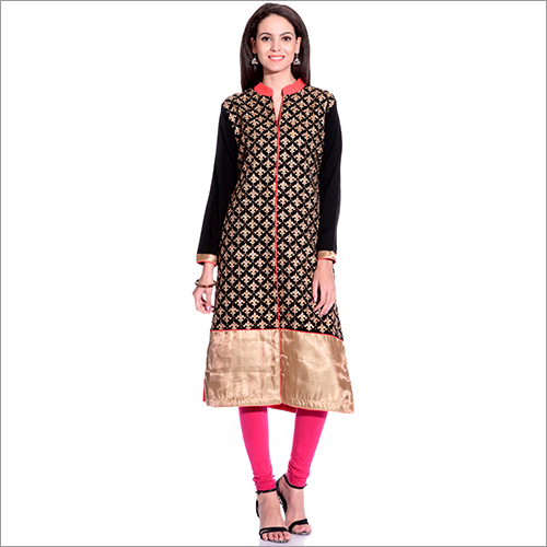 Printed Woolen Kurti