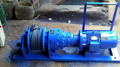 500 kg Winch Machine - Steel Build, Electric Powered | High Strength, Easy Install, Durable, Low Maintain