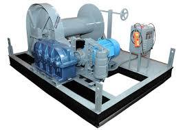 Electric Winch And Rope Drum
