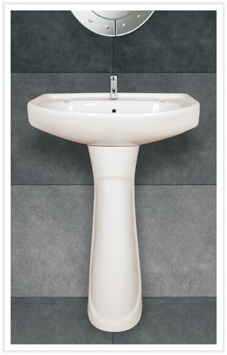 White Pedestal Wash Basin