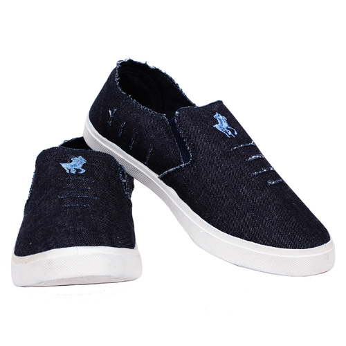 Men Denim Casual Shoes - Fabric Upper, PVC Material | Anti-Abrasive Surface, Impressive Color Combination, Highly Comfortable Long Life