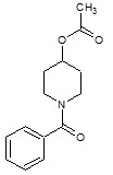 1-Benzoylpiperidin¬4-yl acetate