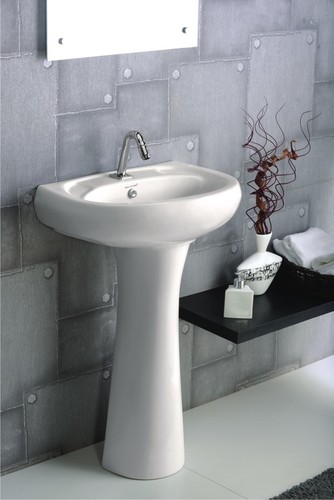 Round Pedestal Wash Basin