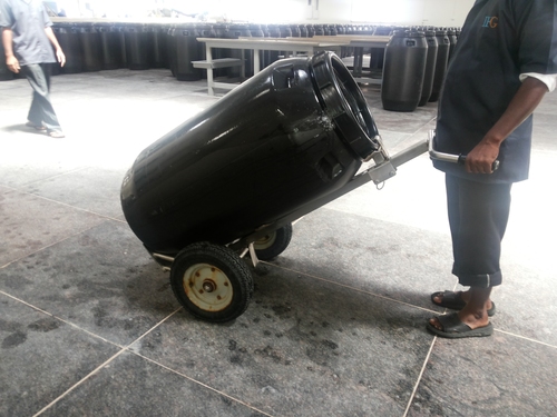 SS Drum trolley