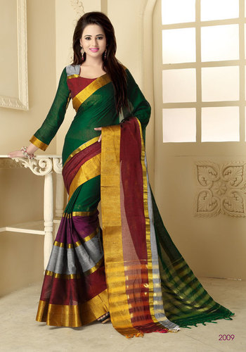 Multi Cotton Saree
