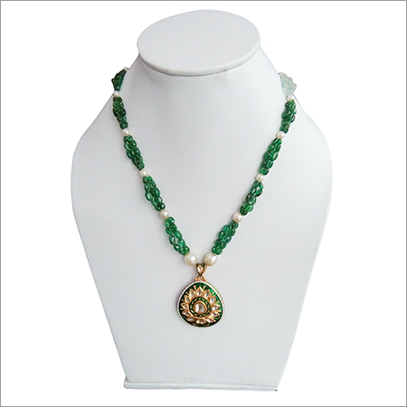 Designer Kundan Meena Necklace