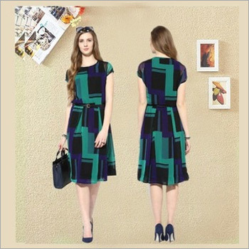 Western Georgette dress