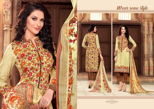 Amora-4 cotton silk suit