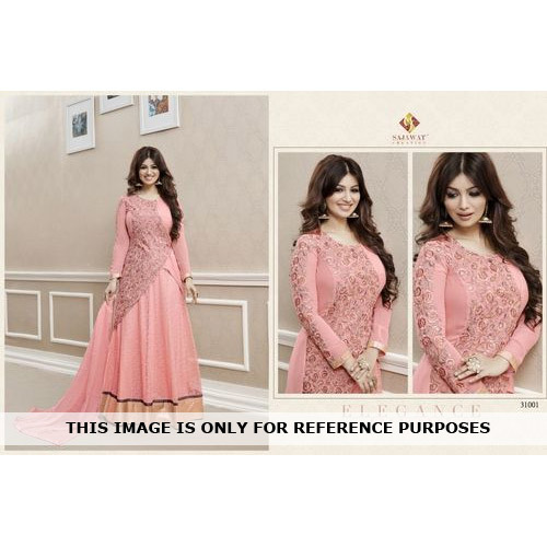 Roles-4 Nx Georgette Heavy Embriodary Suit