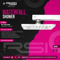 WATERFALL SHOWER SQUARE 6''X6''