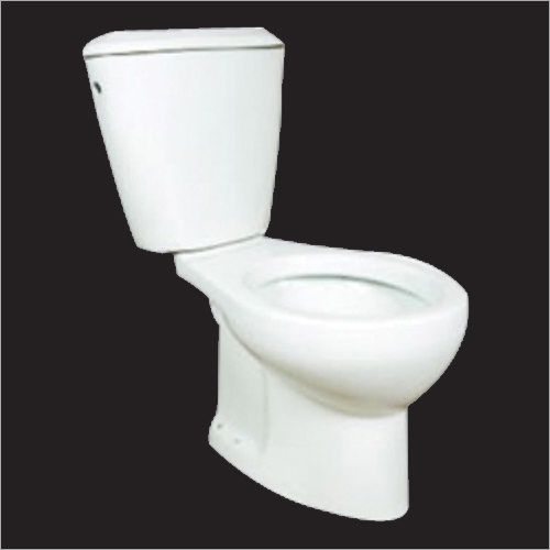 Italian Toilet - Ceramic, Elongated Design, White Color | Slow Falling Seat Cover, Compact Design, Highly Durable, Smooth Finish
