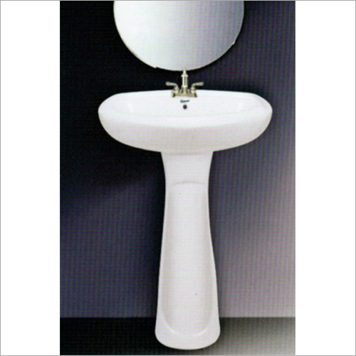 Any Color Pedestal Plain Wash Basin